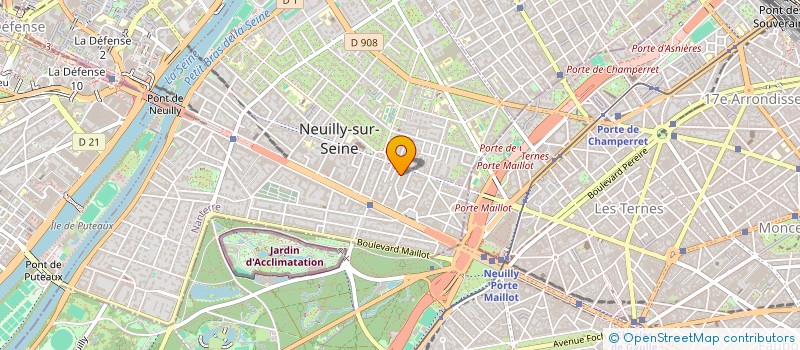 localisation de l'entreprise SCI SULIVAN à NEUILLY-SUR-SEINE