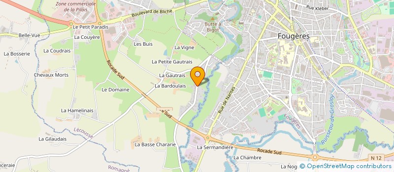 localisation de l'entreprise SCI SULLIC  LECOUSSE