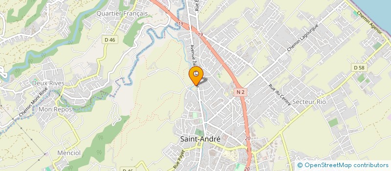 localisation de l'entreprise SCI SULLIMAN FRERES à SAINT-ANDRE