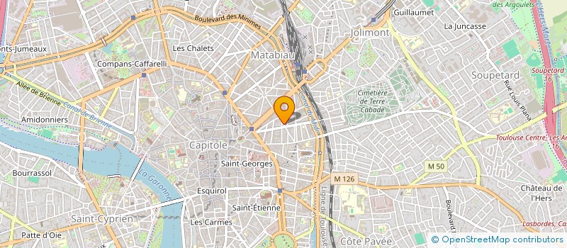 localisation de l'entreprise SCI SULLY  TOULOUSE