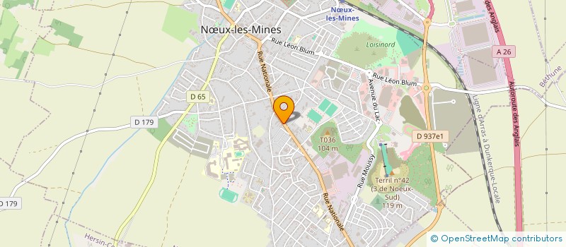 localisation de l'entreprise SCI SULLY  NUX-LES-MINES