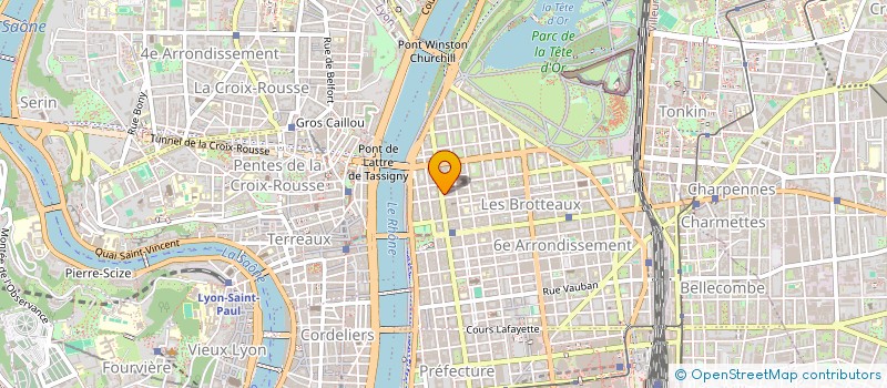 localisation de l'entreprise SCI SULLY FOCH  LYON