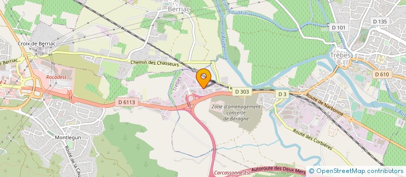 localisation de l'entreprise SCI SULTAN  TREBES