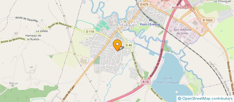 localisation de l'entreprise SCI SULTAN  PONT L'EVEQUE