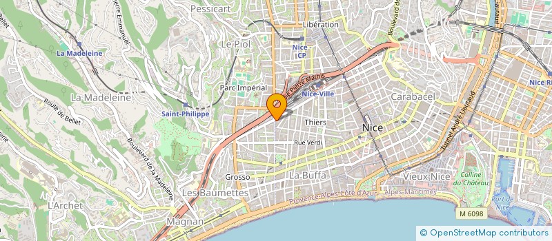 localisation de l'entreprise SCI SULTAN ET CO à NICE