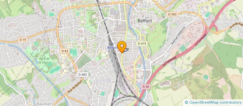 localisation de l'entreprise SCI SULTANE à BELFORT
