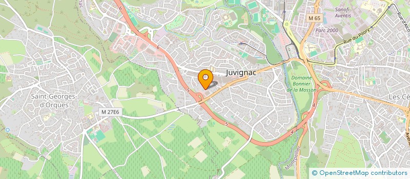 localisation de l'entreprise SCI SUMA  SAINT-GELY-DU-FESC