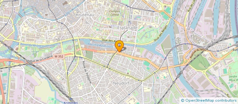 localisation de l'entreprise SCI SUMA ESPLANADE  STRASBOURG