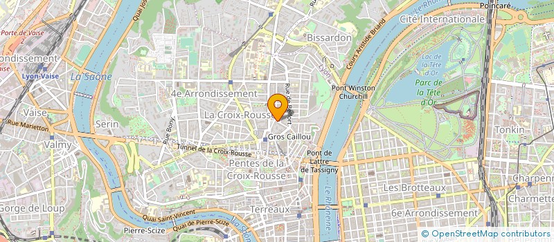 localisation de l'entreprise SCI SUMAC  LYON