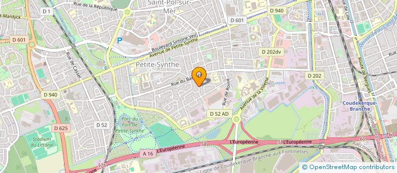 localisation de l'entreprise SCI SUMAI à DUNKERQUE