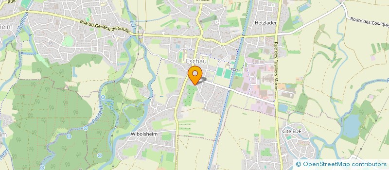 localisation de l'entreprise SCI SUMEN  ESCHAU