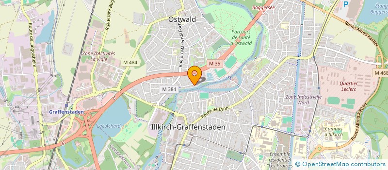 localisation de l'entreprise SCI SUMMER  OSTWALD