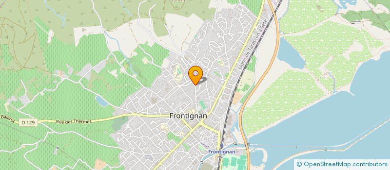 localisation de l'entreprise SCI SUMMERS à FRONTIGNAN