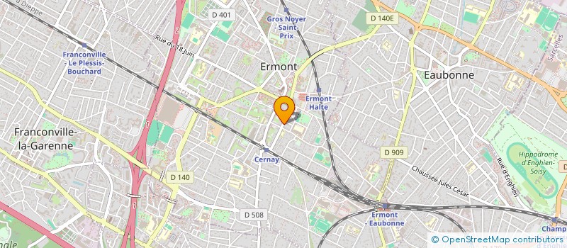 localisation de l'entreprise SCI SUMO à ERMONT