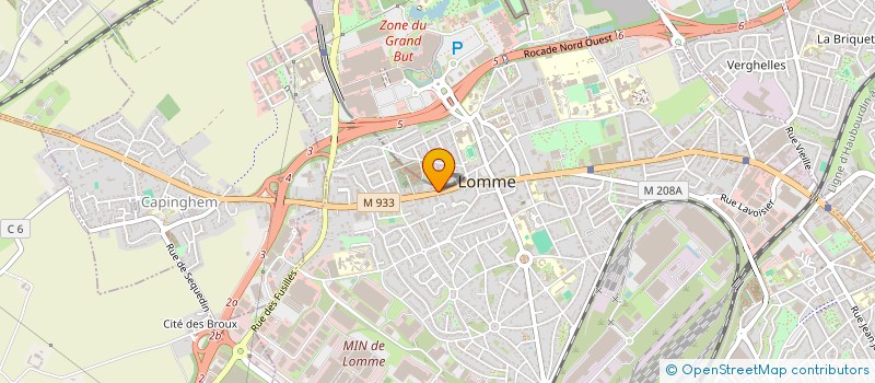 localisation de l'entreprise SCI SUN à LILLE