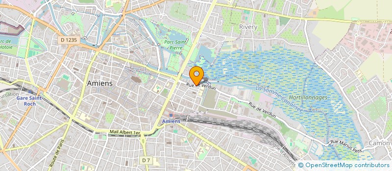 localisation de l'entreprise SCI SUN à AMIENS