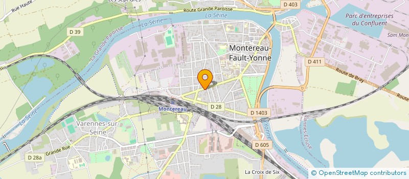 localisation de l'entreprise SCI SUN à MONTEREAU-FAULT-YONNE