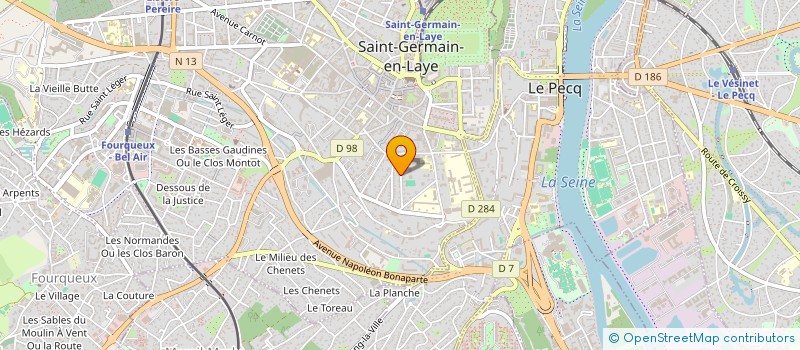 localisation de l'entreprise SCI SUN 7  SAINT-GERMAIN-EN-LAYE