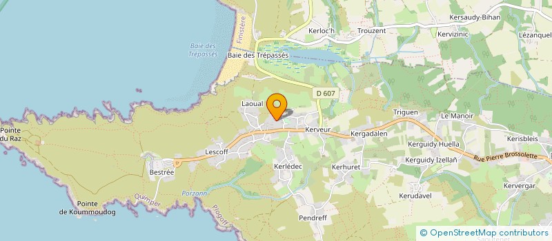 localisation de l'entreprise SCI SUN A ZEU  PLOGOFF