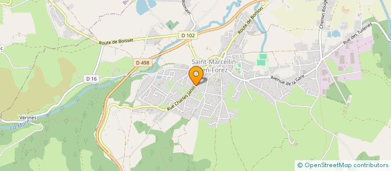 localisation de l'entreprise SCI SUN AFM  SAINT-MARCELLIN-EN-FOREZ