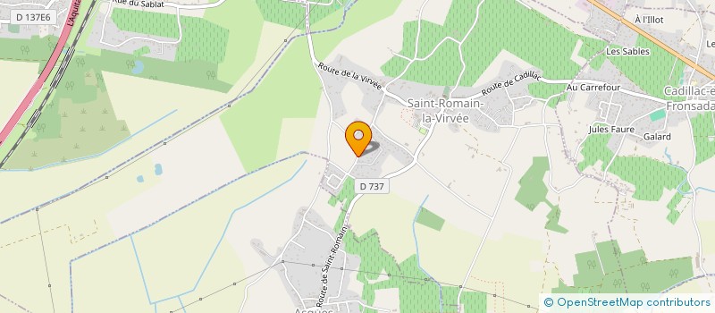 localisation de l'entreprise SCI SUN AVENIR  SAINT-ROMAIN-LA-VIRVEE