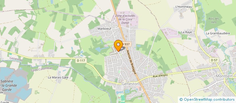 localisation de l'entreprise SCI SUN INVEST  GENESTON