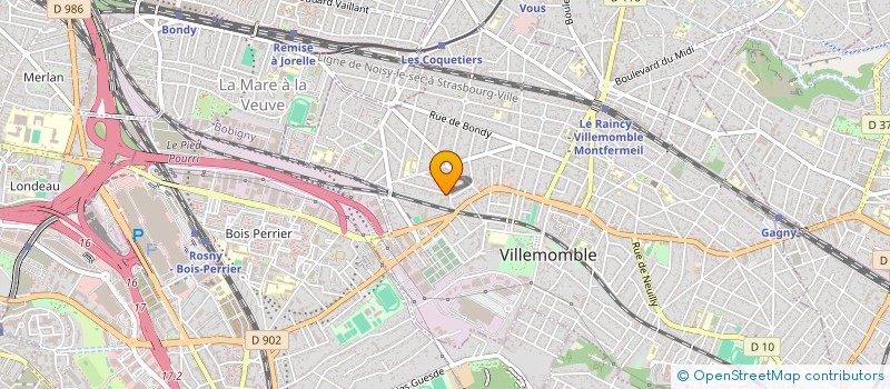 localisation de l'entreprise SCI SUN LIGHT à VILLEMOMBLE