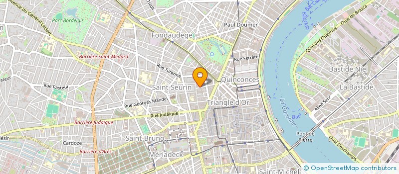 localisation de l'entreprise SCI SUN SHINE  TALENCE