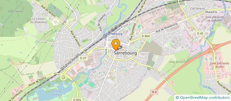localisation de l'entreprise SCI SUN VALLEY à SARREBOURG