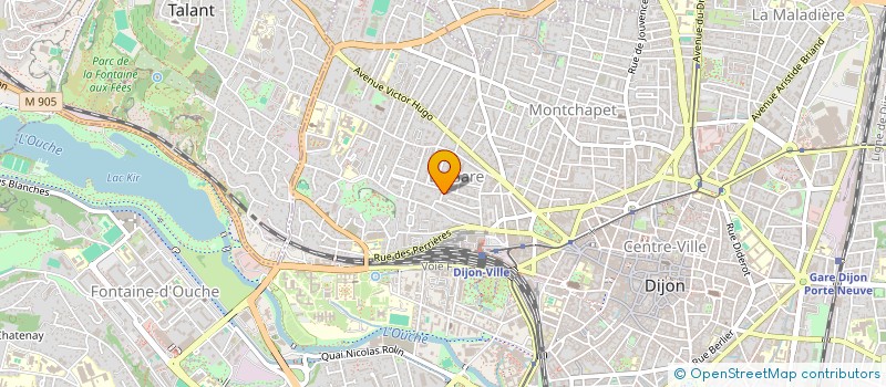 localisation de l'entreprise SCI SUN WAVE à DIJON