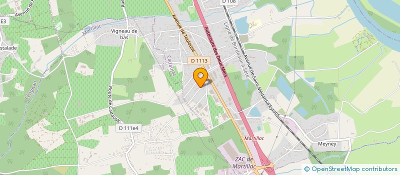 localisation de l'entreprise SCI SUNDGAUVIENNE  CADAUJAC