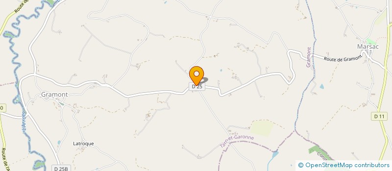 localisation de l'entreprise SCI SUNE ET COMPAGNIE  GRAMONT