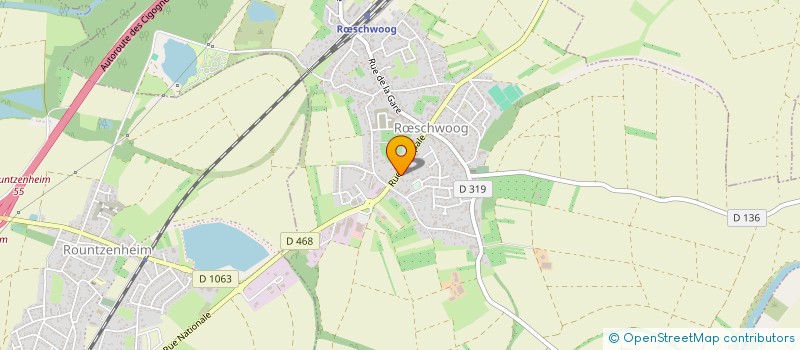 localisation de l'entreprise SCI SUNFLOR 1  RSCHWOOG