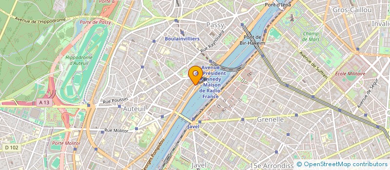 localisation de l'entreprise SCI SUNHUI  PARIS