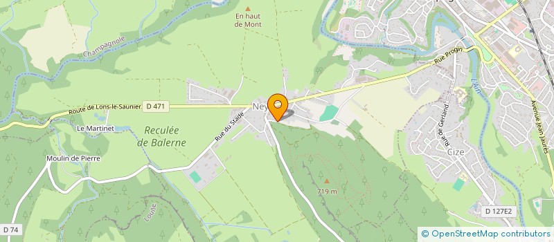 localisation de l'entreprise SCI SUNI  NEY