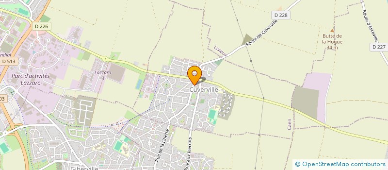 localisation de l'entreprise SCI SUNILO  CUVERVILLE