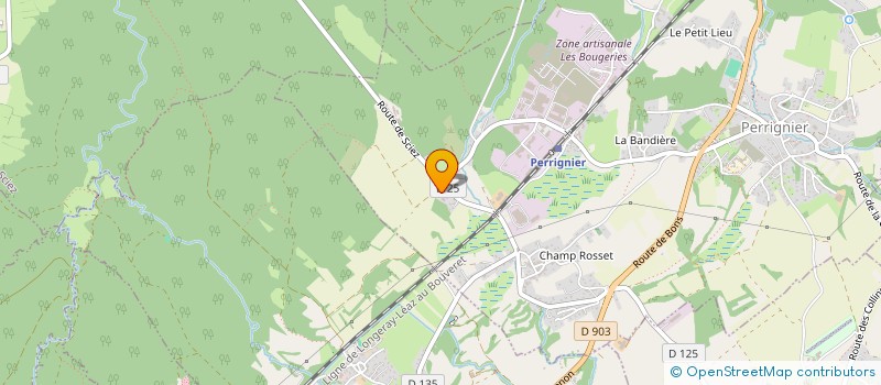 localisation de l'entreprise SCI SUNLIGHT  PERRIGNIER