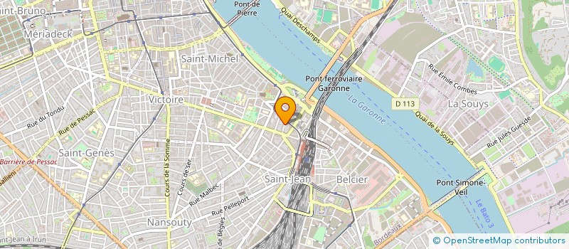 localisation de l'entreprise SCI SUNLOCATION GARE 33  BORDEAUX