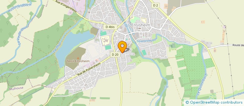 localisation de l'entreprise SCI SUNNASTRAHL  RAEDERSHEIM