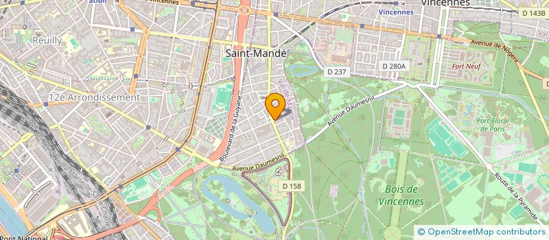 localisation de l'entreprise SCI SUNNY à SAINT-MANDE