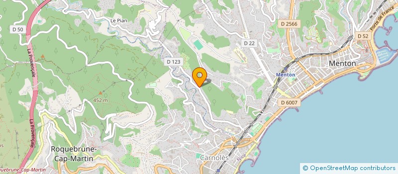 localisation de l'entreprise SCI SUNNY LODGE à MENTON