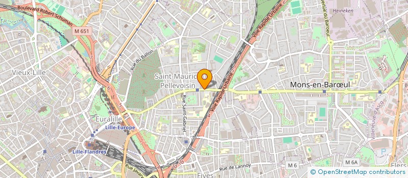 localisation de l'entreprise SCI SUNRISE à LILLE