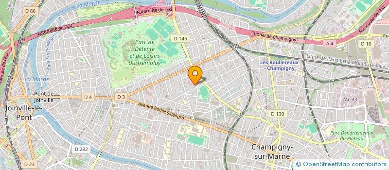 localisation de l'entreprise SCI SUNRISE  CHAMPIGNY-SUR-MARNE