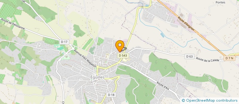 localisation de l'entreprise SCI SUNSAIX  EGUILLES