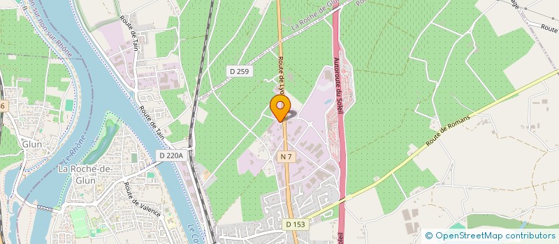 localisation de l'entreprise SCI SUNSEA  PONT-DE-L'ISERE