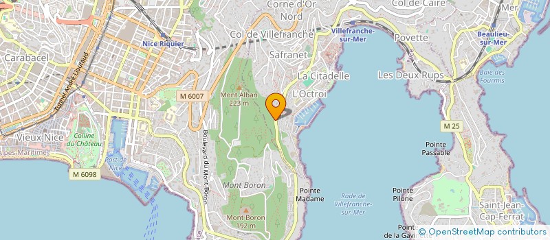 localisation de l'entreprise SCI SUNSEAMMO à VILLEFRANCHE-SUR-MER