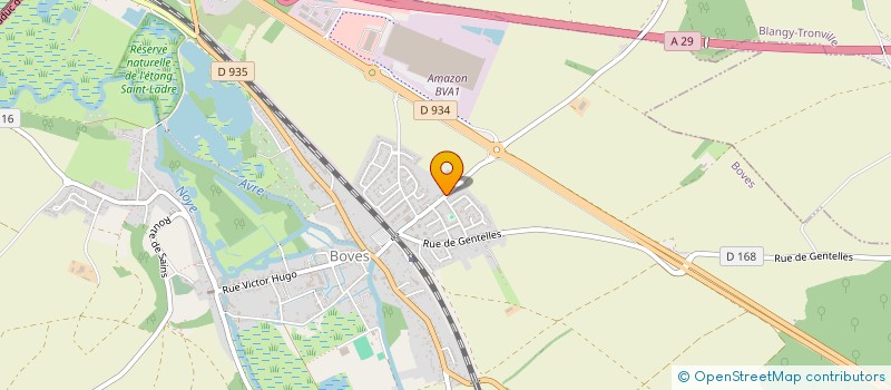 localisation de l'entreprise SCI SUNSET à BOVES