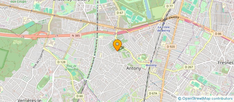 localisation de l'entreprise SCI SUNSHINE à ANTONY