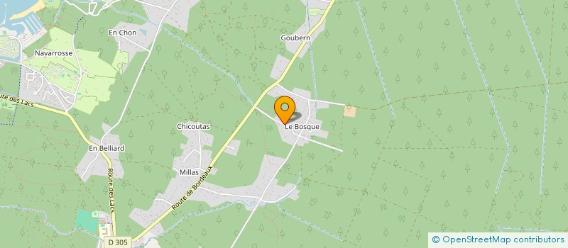 localisation de l'entreprise SCI SUOGEMUOR  BISCARROSSE