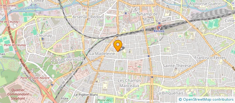 localisation de l'entreprise SCI SUON  RENNES